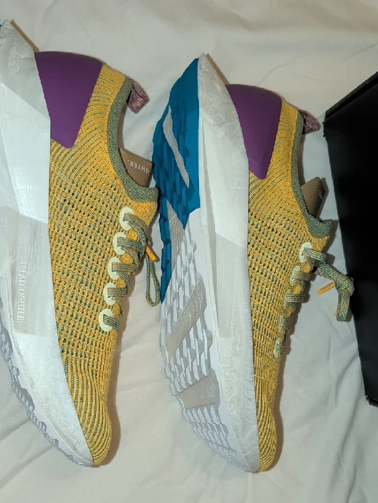 Allbirds Tree Flyer Thrive Yellow & Blizzard White Size 13 NIB - Picture 6 of 8